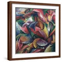 Dynamism of the Body, 1913-Umberto Boccioni-Framed Giclee Print