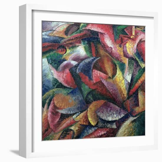 Dynamism of the Body, 1913-Umberto Boccioni-Framed Giclee Print