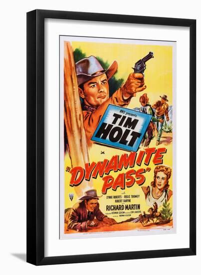 Dynamite Pass-null-Framed Art Print