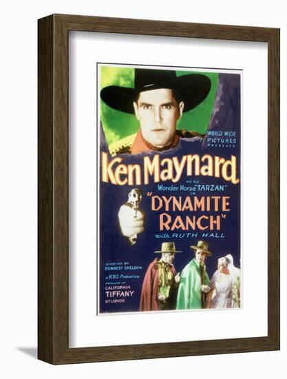 Dynamite Ranch - Movie Poster Reproduction-null-Framed Photo