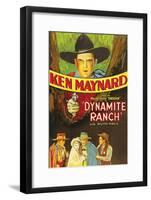 Dynamite Ranch-null-Framed Art Print