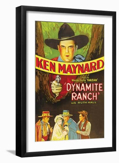 Dynamite Ranch-null-Framed Art Print