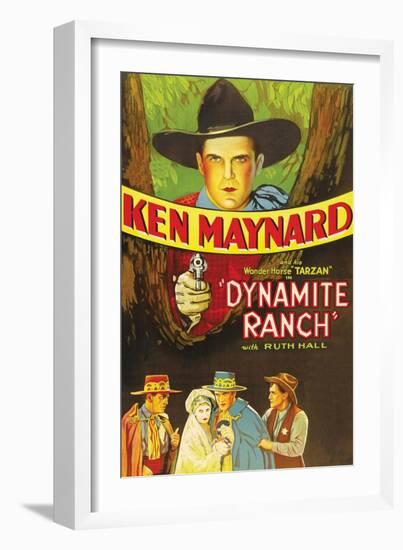 Dynamite Ranch-null-Framed Art Print