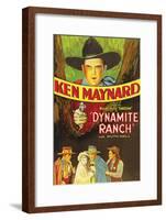 Dynamite Ranch-null-Framed Art Print