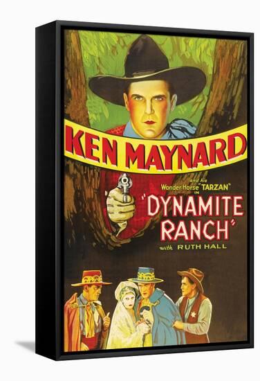 Dynamite Ranch-null-Framed Stretched Canvas