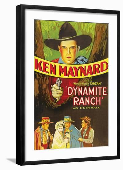 Dynamite Ranch-null-Framed Art Print