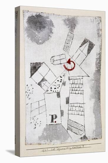 Dynamization of Houses P.-Paul Klee-Stretched Canvas