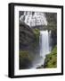 Dynjandi waterfall, an icon of the Westfjords in northwest Iceland.-Martin Zwick-Framed Photographic Print