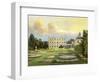 Dytchley House, Oxfordshire, Home of Viscount Dillon, C1880-Benjamin Fawcett-Framed Giclee Print