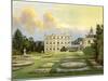 Dytchley House, Oxfordshire, Home of Viscount Dillon, C1880-Benjamin Fawcett-Mounted Giclee Print