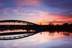 Kotlarski Bridge, Krakow, Poland-dziewul-Photographic Print