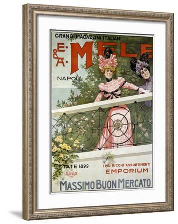 E&A Mele, Massimo Boun Mercato--Framed Giclee Print