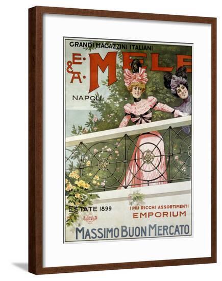 E&A Mele, Massimo Boun Mercato--Framed Giclee Print