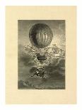 Panoramic Viewing Platform Using a Hot Air Balloon, Pub. C.1880 (B/W)-E. A. Tilly-Giclee Print