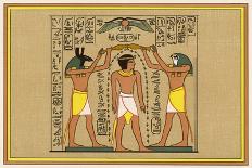 Papyrus of Ani the Dead Ani Judged Innocent is Presented by Horus to Osiris-E.a. Wallis Budge-Photographic Print