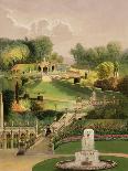 Vista in the Gardens of Teddesley, from "Gardens of England," Published 1857-E. Adveno Brooke-Stretched Canvas