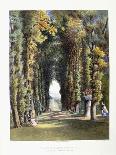 Vista' in the Gardens of Teddesley, Seat of the Right Honorable Lord Hatherton, 1857-E. Adveno Brooke-Framed Stretched Canvas