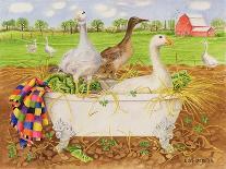 Geese in Bathtub, 1998-E.B. Watts-Giclee Print