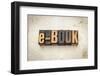 E-Book Word-PixelsAway-Framed Photographic Print