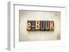 E-Book Word-PixelsAway-Framed Photographic Print