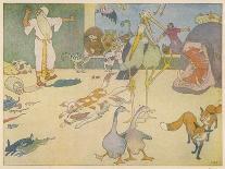 Noah's Ark, Noah's Sons Encourage the Animal Couples to Board the Ark-E. Boyd Smith-Stretched Canvas