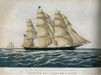 Clipper Ship Flying Cloud, 1851-1907-E Brown Jr-Stretched Canvas