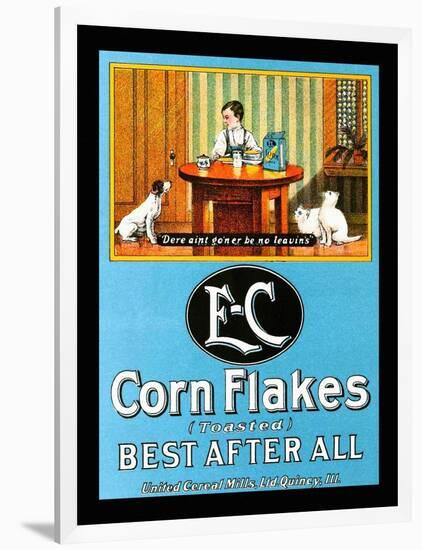 E-C Cornflakes-null-Framed Art Print