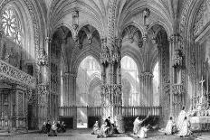 Interior of the Burgos Cathedral, 19th Century-E Challis-Giclee Print