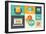 E-Commerce and Internet Shopping Icons-bloomua-Framed Art Print