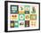 E-Commerce And Online Shopping Icons-bloomua-Framed Art Print