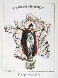 Soyez Les Freres!, Allegory of Republican France, 1871-E Courtaux-Giclee Print