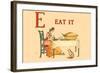 E Eat It-Kate Greenaway-Framed Art Print