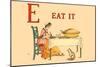 E Eat It-Kate Greenaway-Mounted Art Print