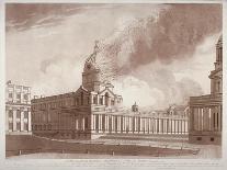 View of the Fire at Greenwich Hospital, London, on the Morning of 2nd January, 1779-E Edye-Giclee Print