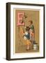 E, Etudiant Raseur-null-Framed Art Print