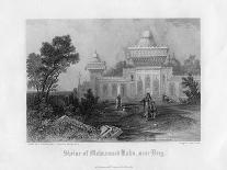 Shrine of Mohummed Kahn, Near Deeg, Rajasthan, India, Mid 19th Century-E Finden-Framed Giclee Print