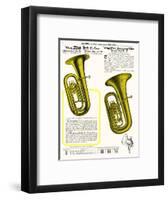 E-Flat Bass, Wurlitzer-null-Framed Art Print