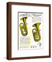 E-Flat Bass, Wurlitzer-null-Framed Art Print