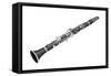 E-Flat or Soprano Clarinet, Woodwind, Musical Instrument-Encyclopaedia Britannica-Framed Stretched Canvas