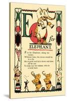 E for Elephant-Tony Sarge-Stretched Canvas