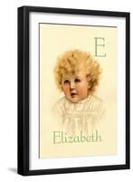 E for Elizabeth-Ida Waugh-Framed Art Print