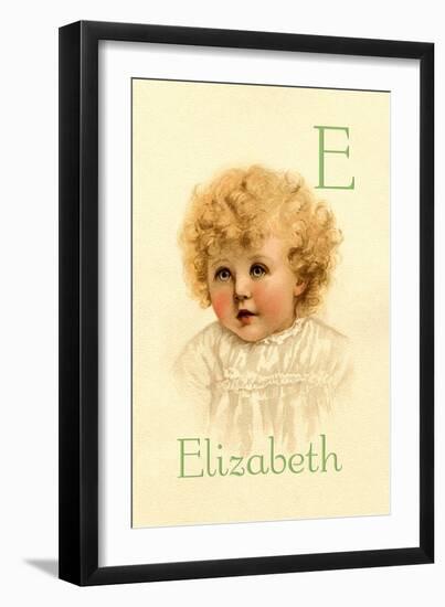 E for Elizabeth-Ida Waugh-Framed Art Print