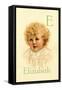 E for Elizabeth-Ida Waugh-Framed Stretched Canvas