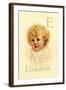 E for Elizabeth-Ida Waugh-Framed Art Print