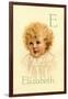 E for Elizabeth-Ida Waugh-Framed Art Print