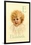 E for Elizabeth-Ida Waugh-Framed Art Print