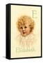 E for Elizabeth-Ida Waugh-Framed Stretched Canvas