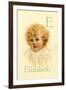 E for Elizabeth-Ida Waugh-Framed Art Print