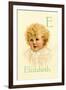 E for Elizabeth-Ida Waugh-Framed Art Print