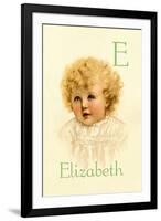 E for Elizabeth-Ida Waugh-Framed Art Print